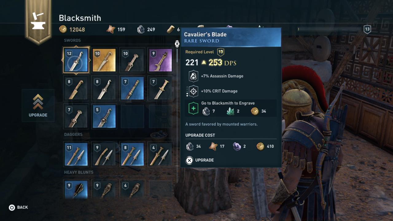 Finding And Upgrading Weapons And Armor